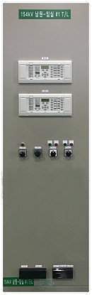 154kV 송전선로 보호배전반